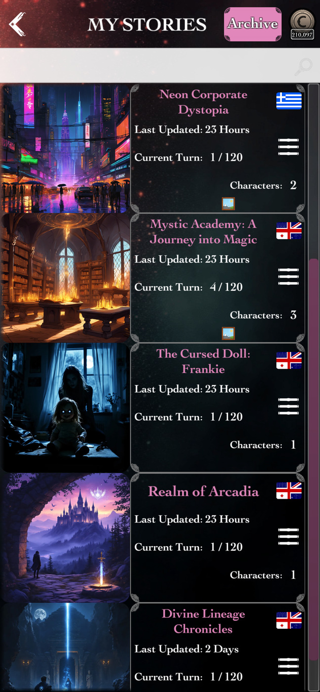Your story library